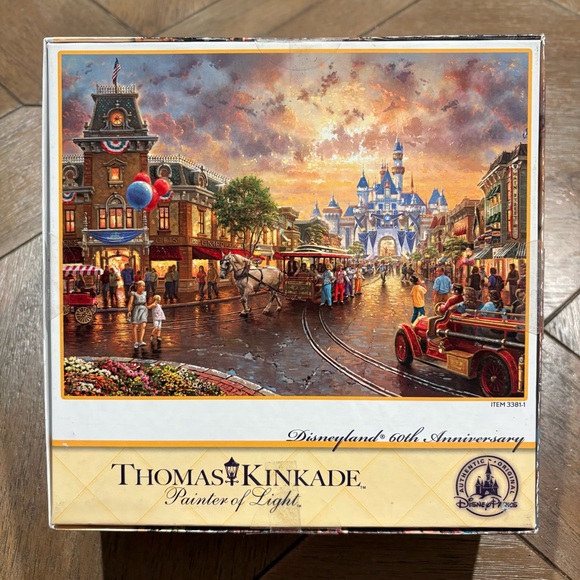 Thomas Kinkade Disney Parks Exclusive Puzzle Disneyland 60th Anniversary - Picture 2 of 5